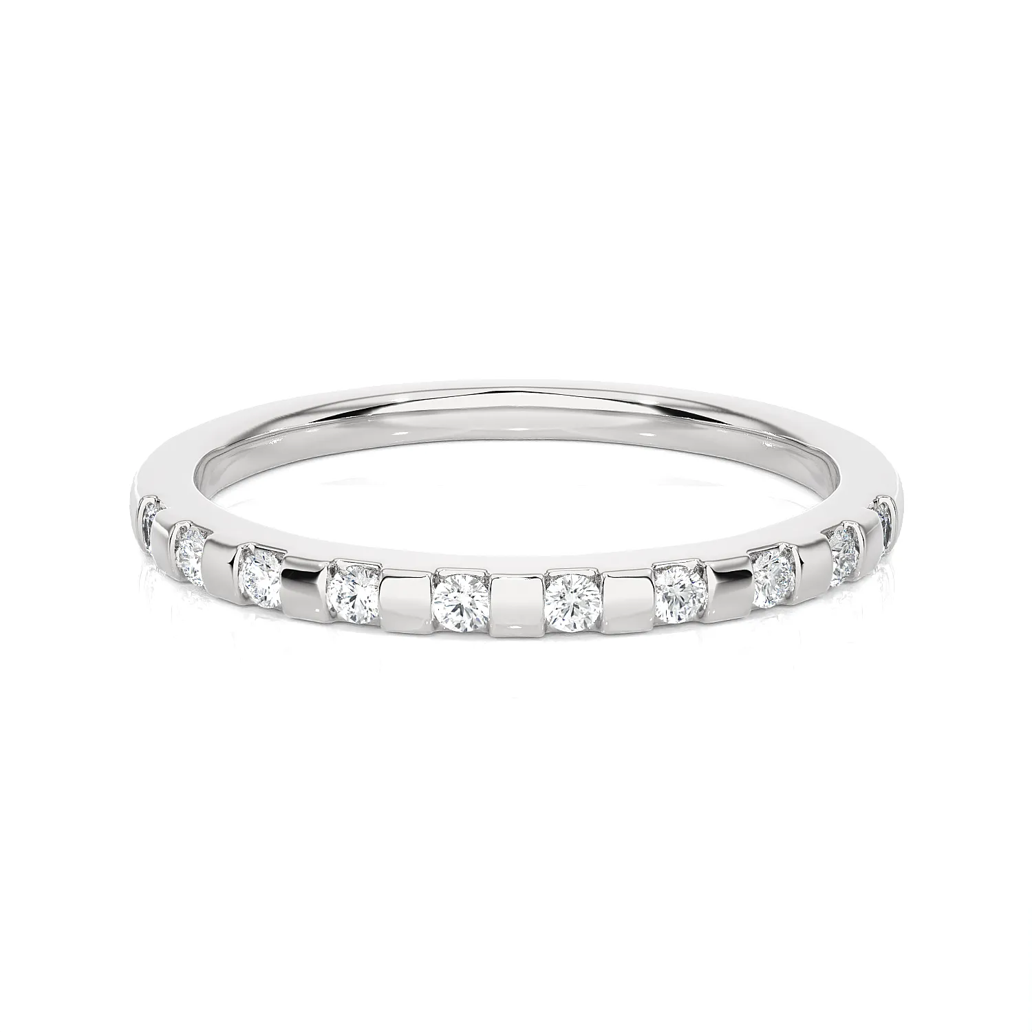1/6 ctw Round Lab Grown Diamond Anniversary Ring