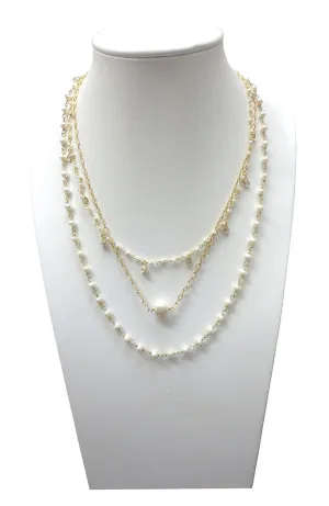 3 Layer Rosary Necklace