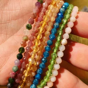 4mm Facet Cut Bracelets