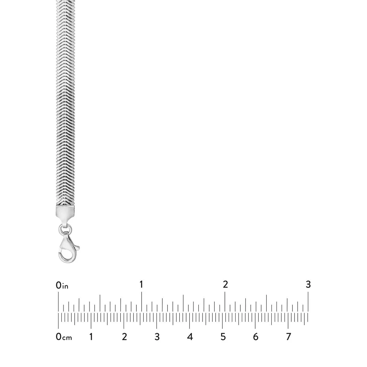 6.40mm D/C Flat Oval Snake Chain