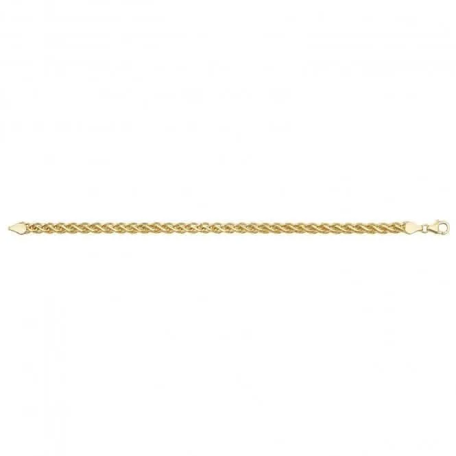 9ct Yellow Gold Ladies Bracelet BR573