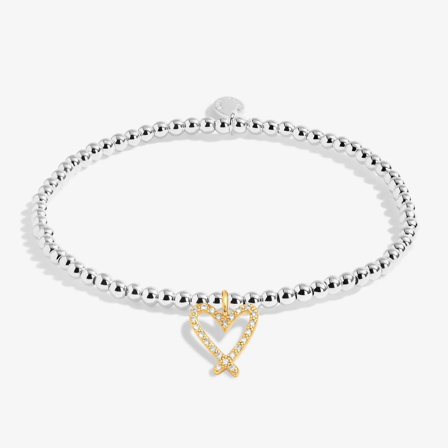 A Little Be Bold Be Brave Be Beautiful Silver Gold Plated Bracelet 7411