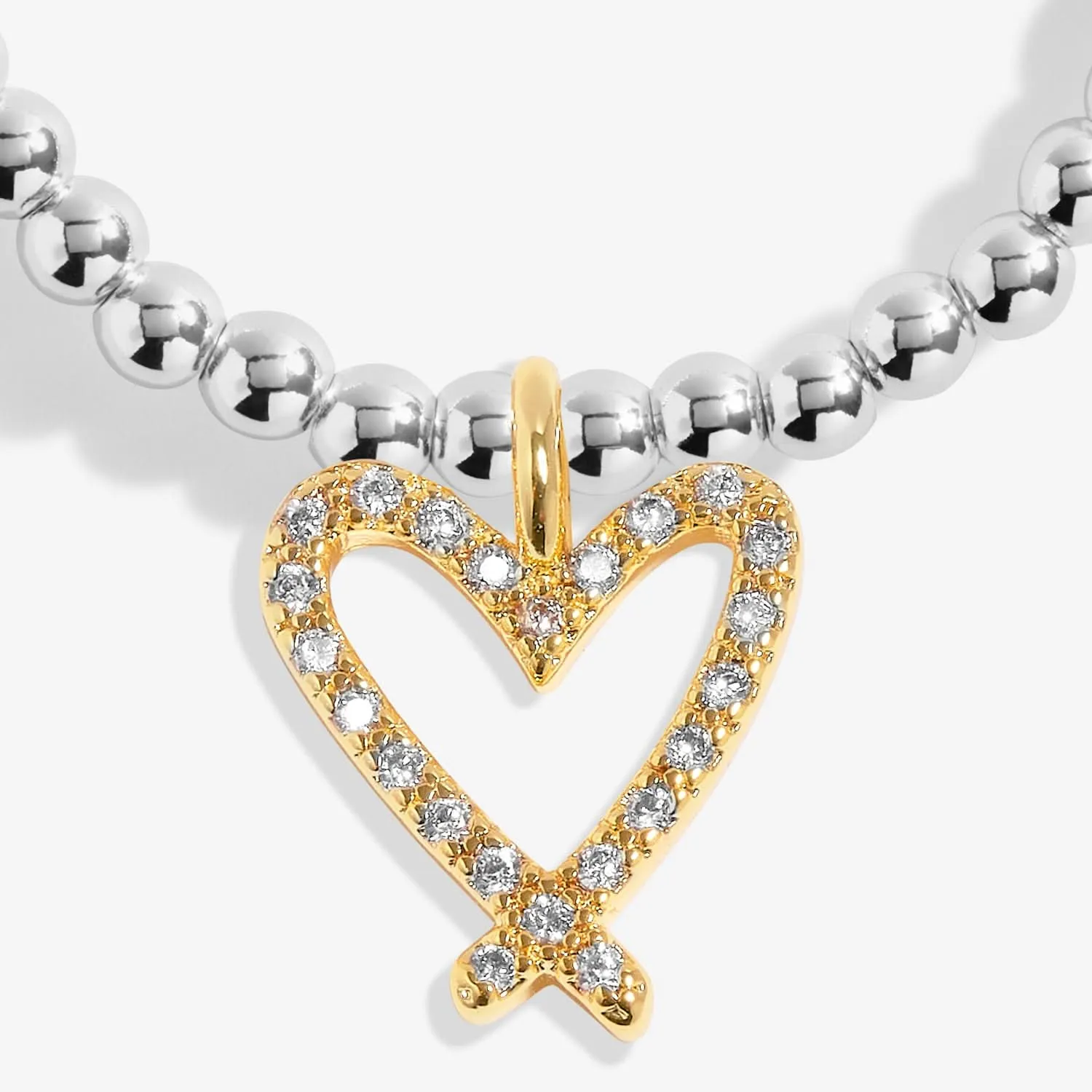 A Little Be Bold Be Brave Be Beautiful Silver Gold Plated Bracelet 7411