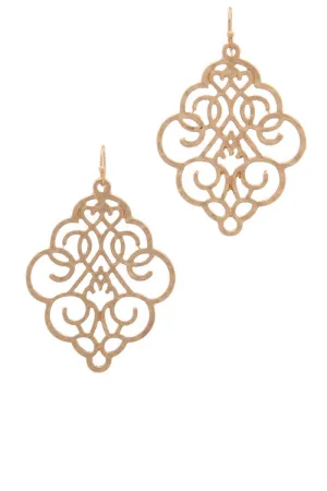 Accent You - Drop Earrings Gold