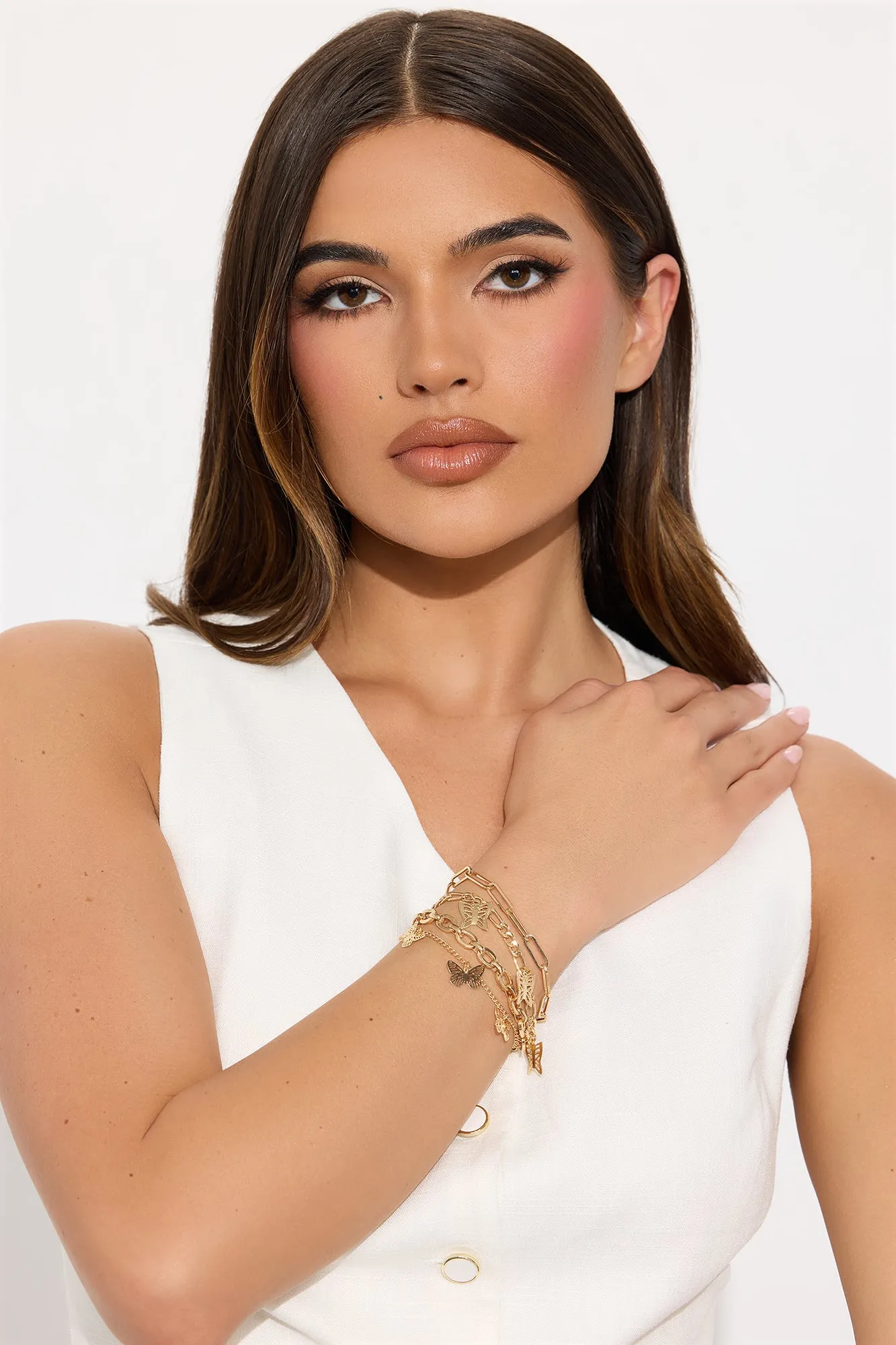 Always By My Side Bracelet Set - Gold