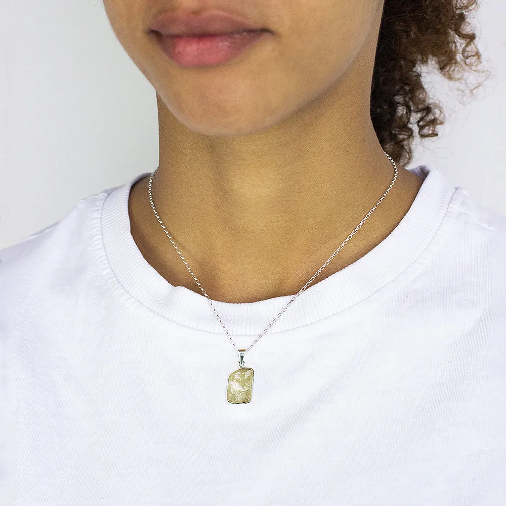 Amblygonite Necklace
