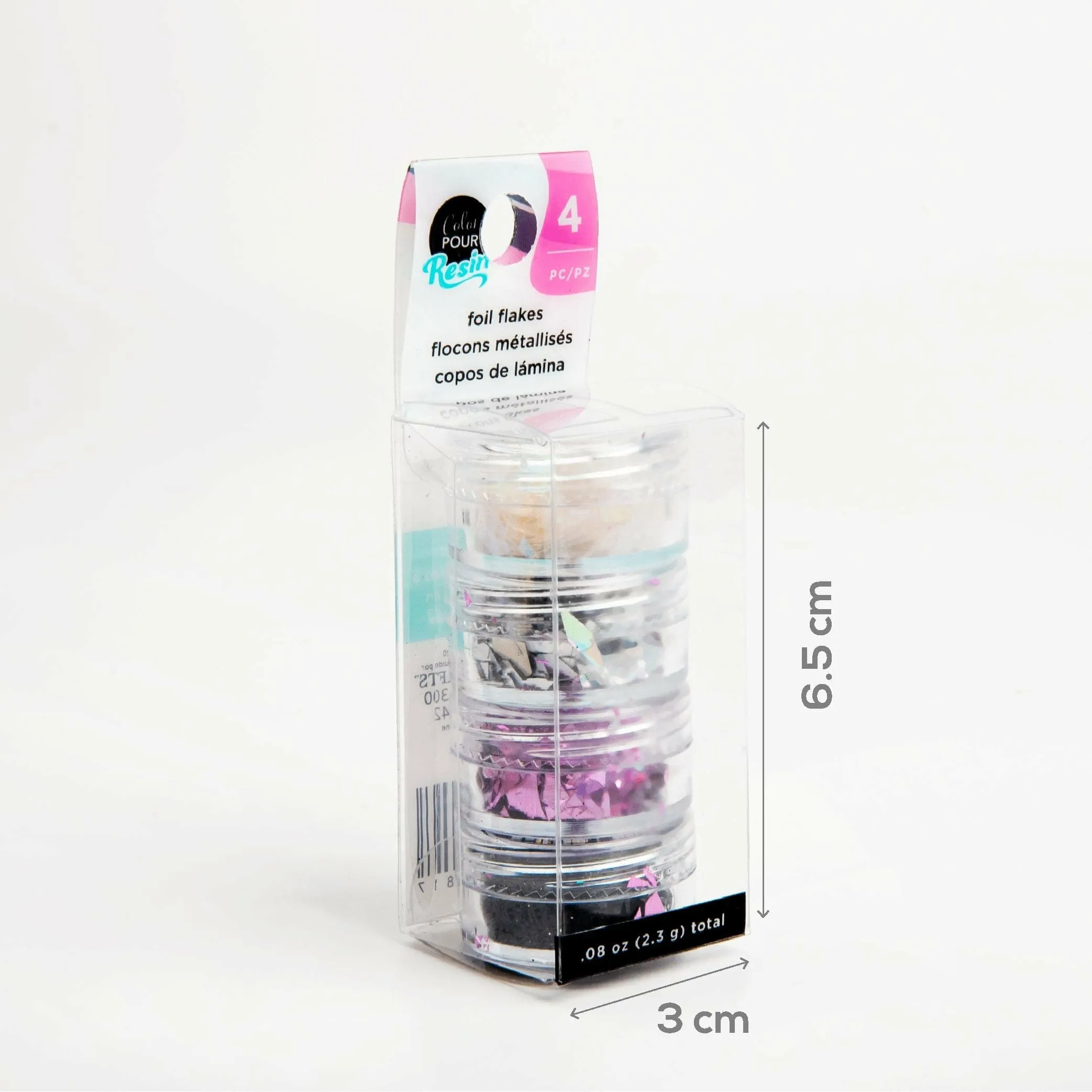 American Crafts Color Pour Resin Mix-Ins - Foil Flakes Holographic