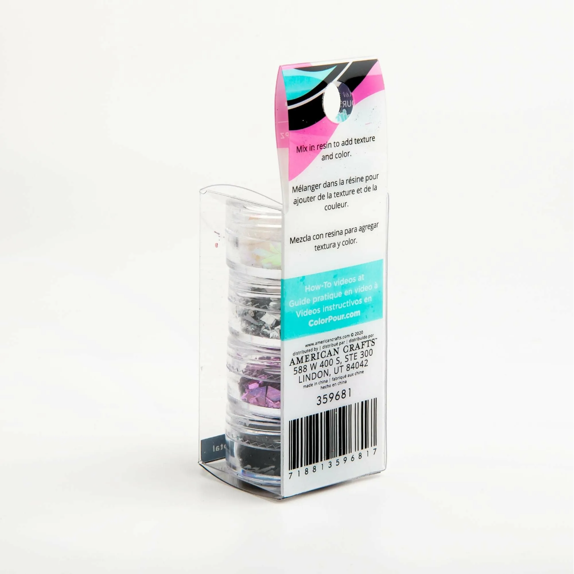 American Crafts Color Pour Resin Mix-Ins - Foil Flakes Holographic