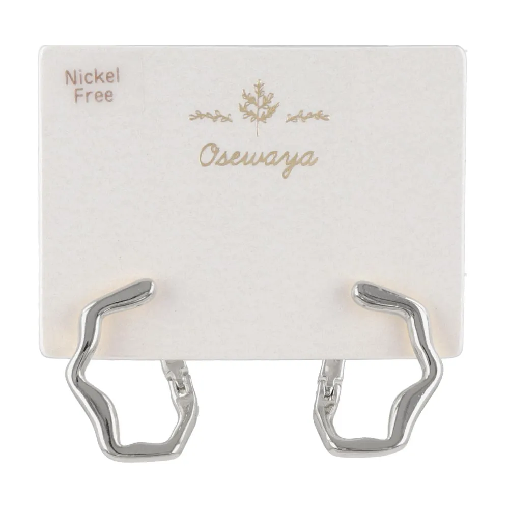 Angular Hoop Earrings