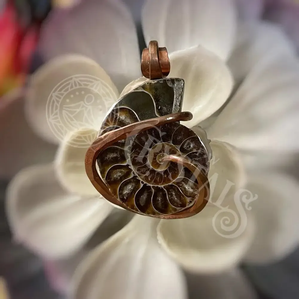 Artisan Druzy with copper - Small 0.75" - 1.25" - Pendant