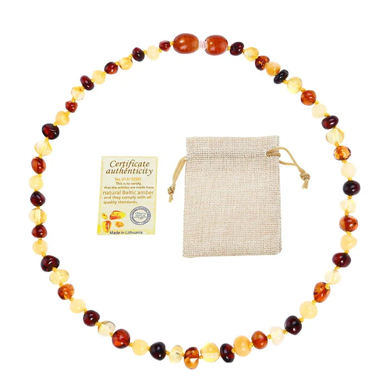 Baltic Amber Teething Bracelets/Necklaces for Mother/Babies