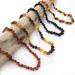 Baltic Amber Teething Bracelets/Necklaces for Mother/Babies