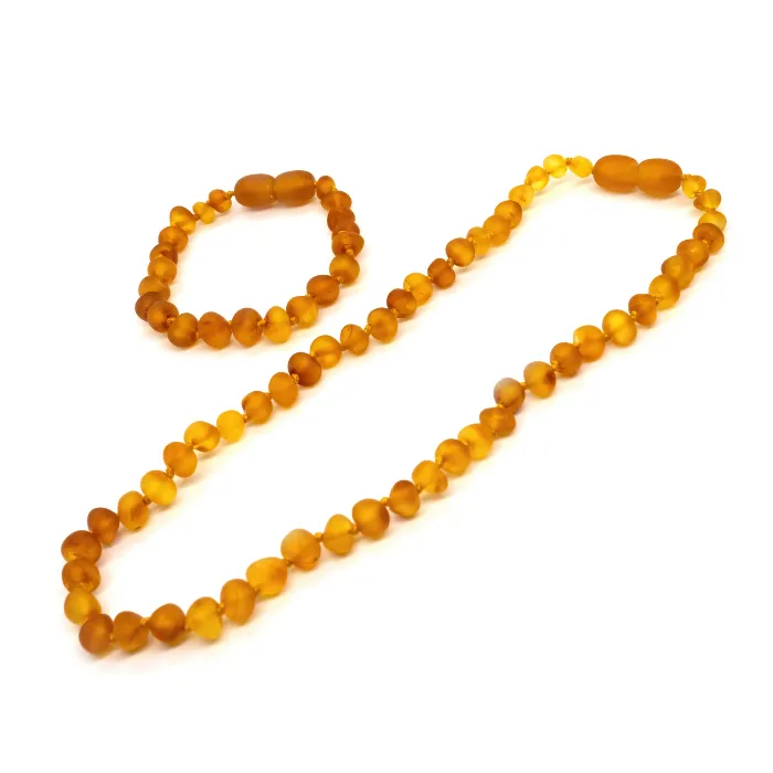 Baltic Amber Teething Necklace Raw Honey Newborn Baby 10.5 to 11 inch