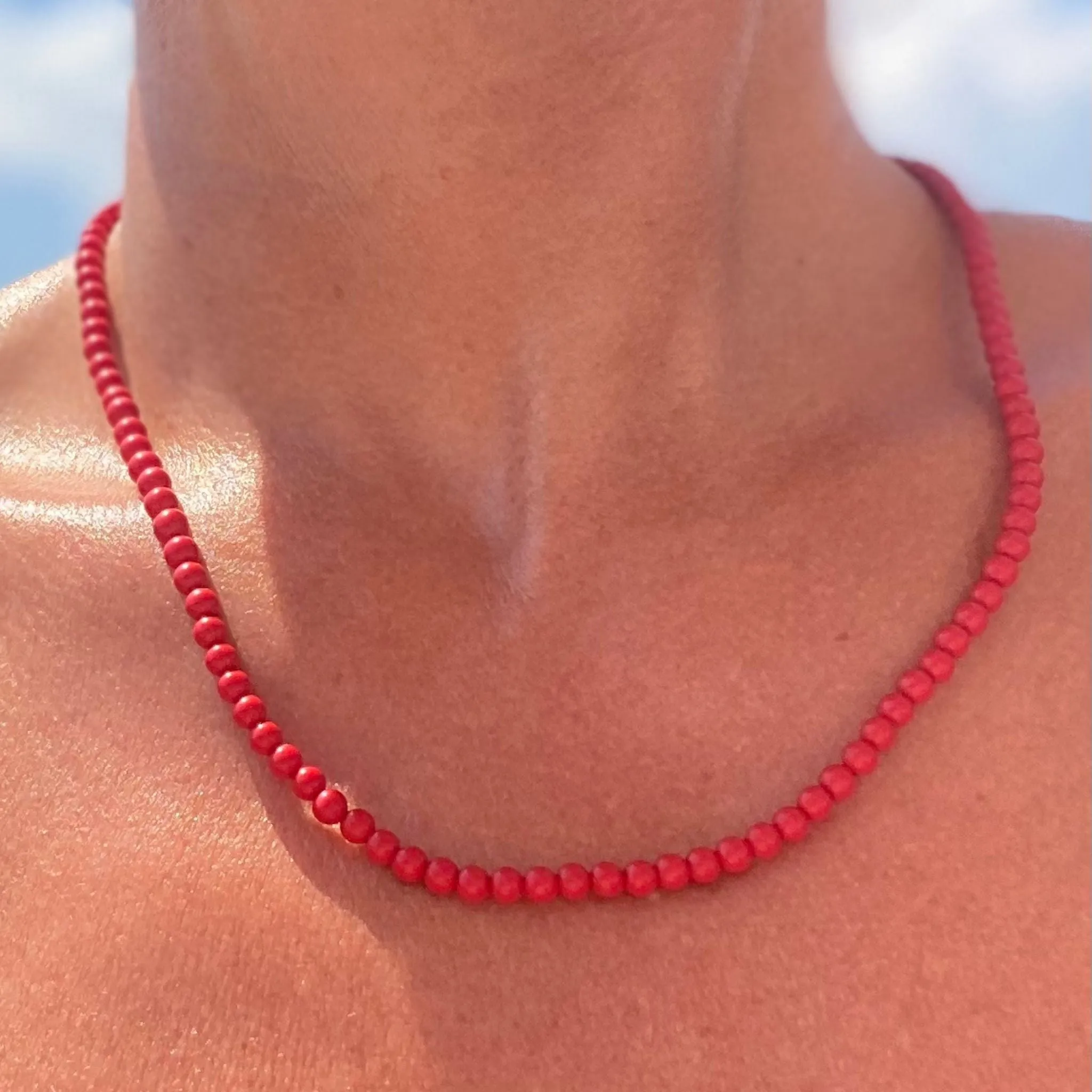 Baroque Pearl and Gemstone Beaded Necklace