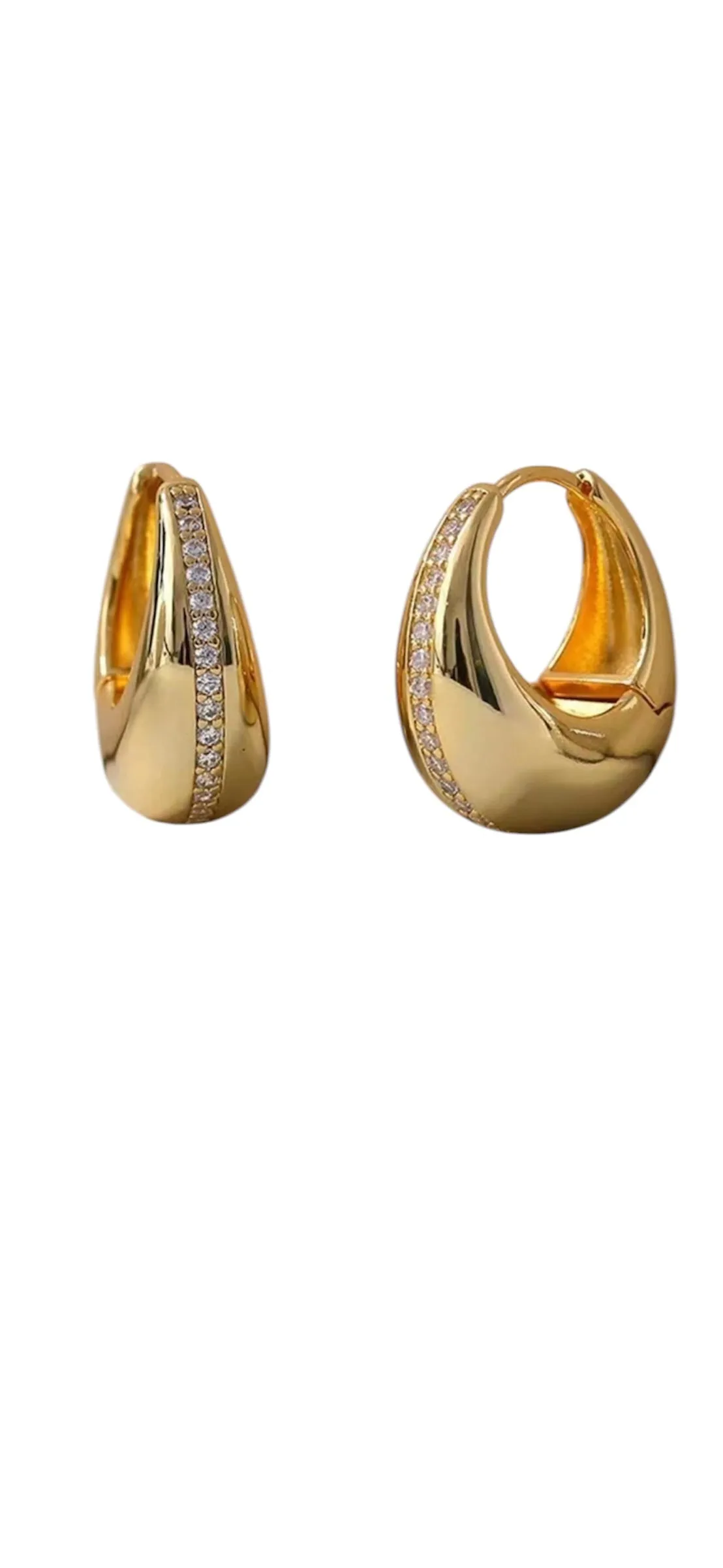 Bea Huggies Hoop Earrings