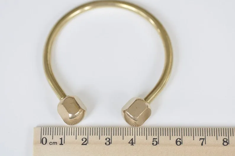 Brass Key Rings Screw Locking Carabiner Unique Keyring Maker Pick Style