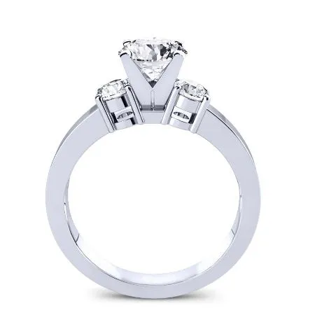 Briarrose - Round Moissanite Engagement Ring