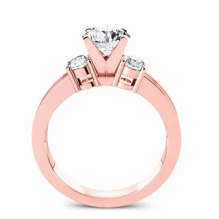 Briarrose - Round Moissanite Engagement Ring