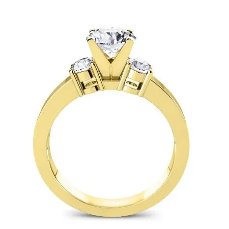 Briarrose - Round Moissanite Engagement Ring
