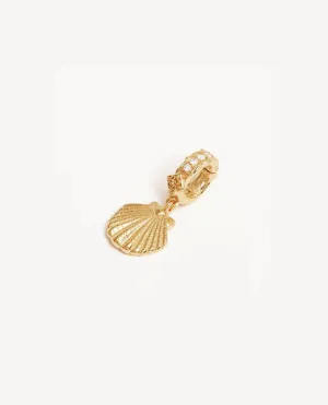 By The Shore Shell Pendant Gold