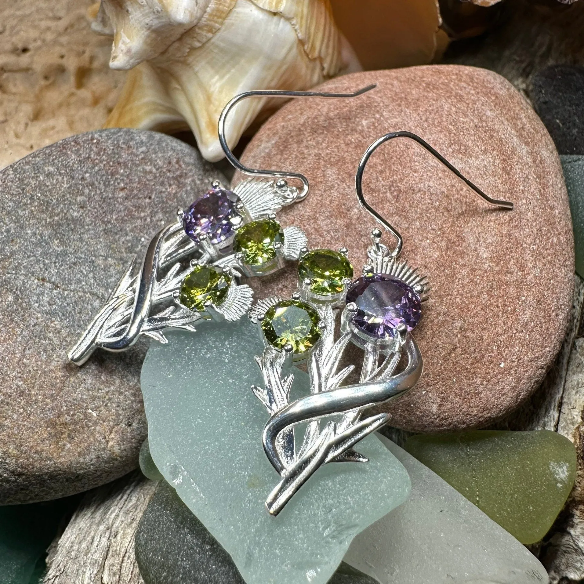 Cairn Elegant Thistle Earrings
