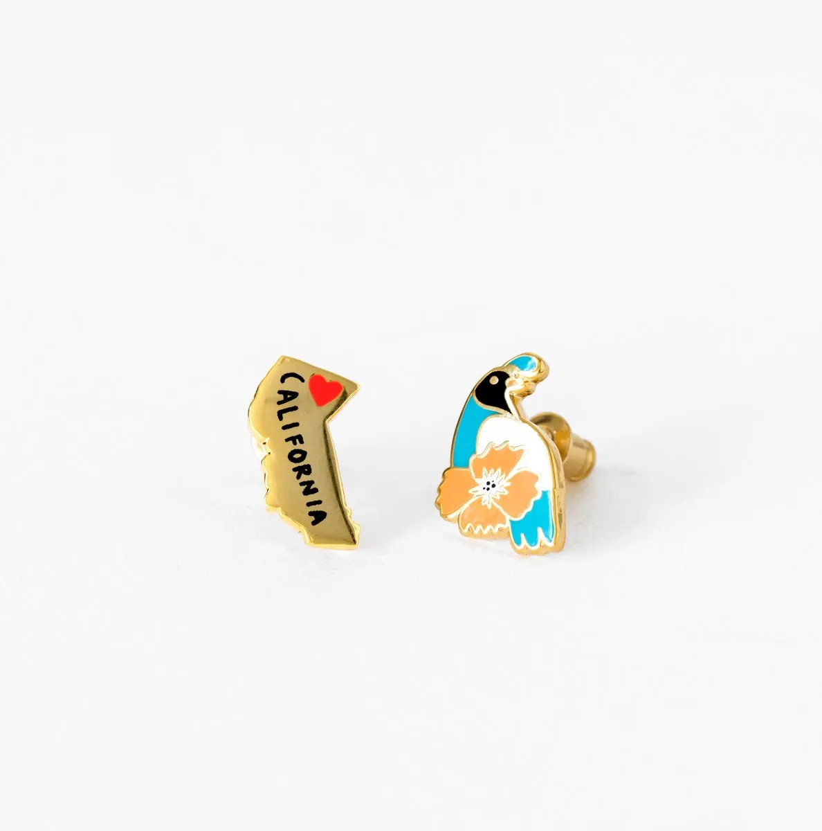 California State Earrings