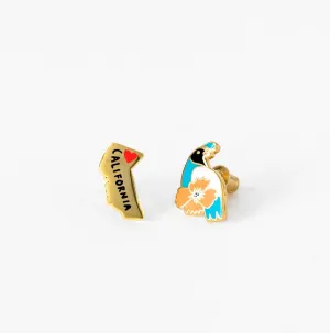 California State Earrings