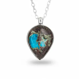 Cavansite In Matrix Necklace