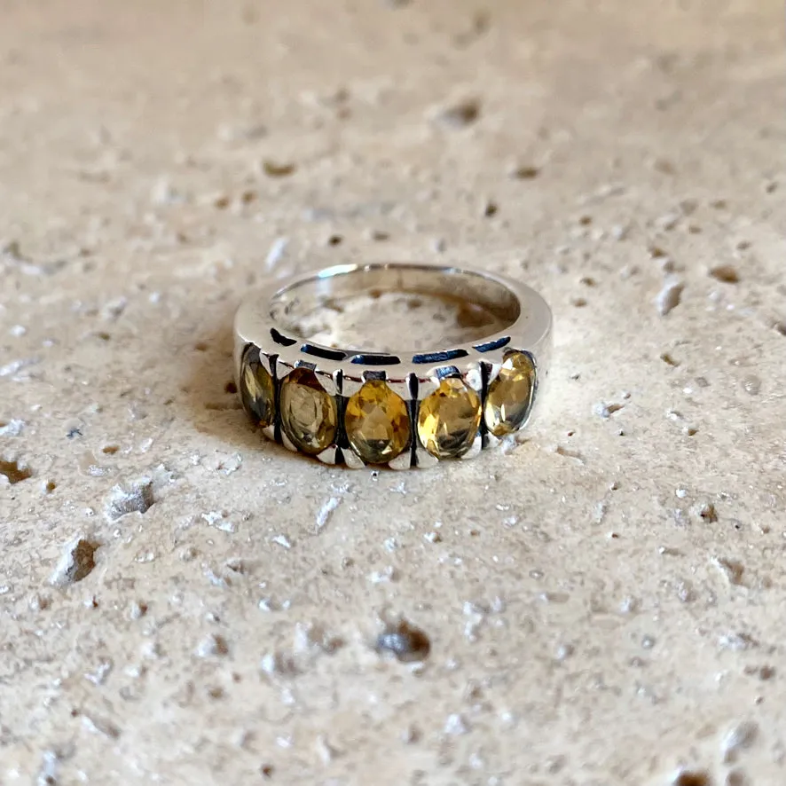 Citrine Ring - Eternity