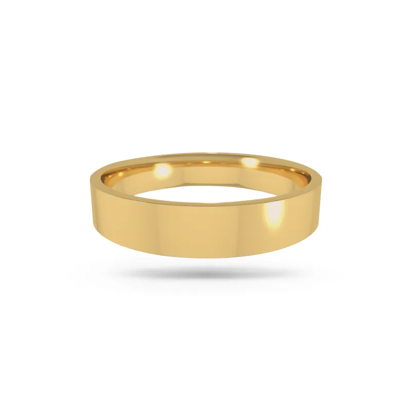 Classic wedding band - Flat (3.5mm)