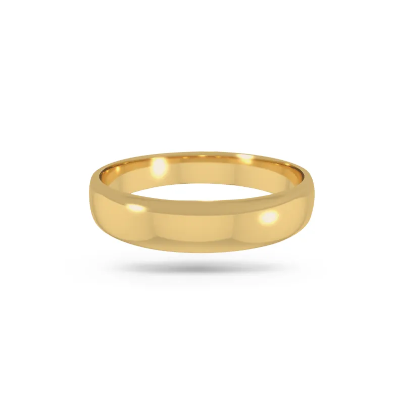 Classic wedding band - High dome (3.5mm)