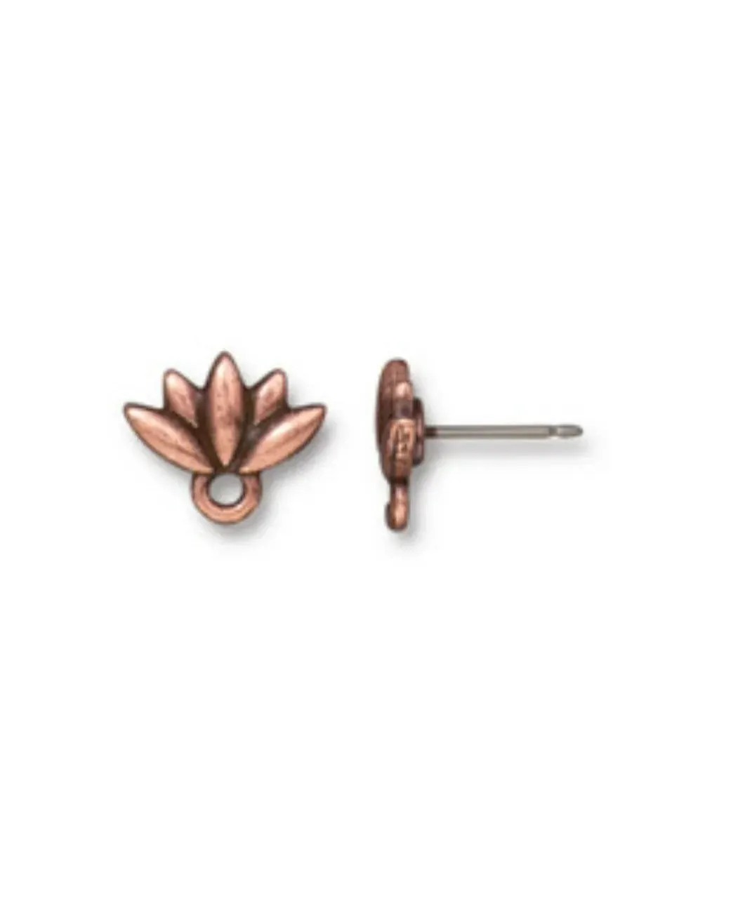 Copper Arrowhead Earrings