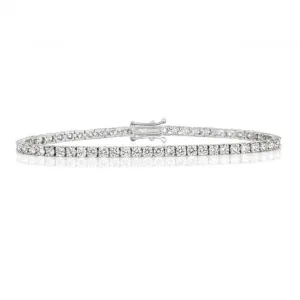 Diamond Jewellery 18K Gold Tennis Bracelet BDQ713W/GH6