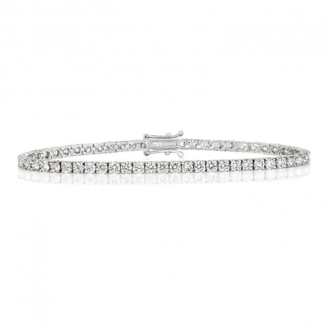 Diamond Jewellery 18K Gold Tennis Bracelet BDQ713W/GH6