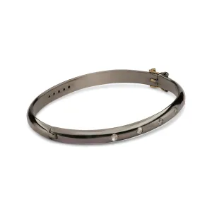 DIAMONDS, The 5 diamond Bangle, Dark
