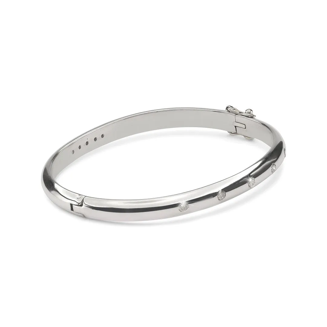 DIAMONDS, The 5 diamond Bangle