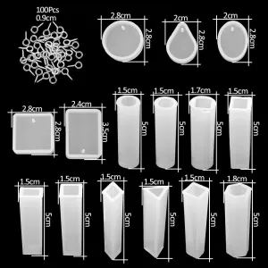 DIY UV Resin Pendant Silicone Moulds Kit