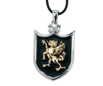 DRAGON SHIELD PENDANT , DC/60