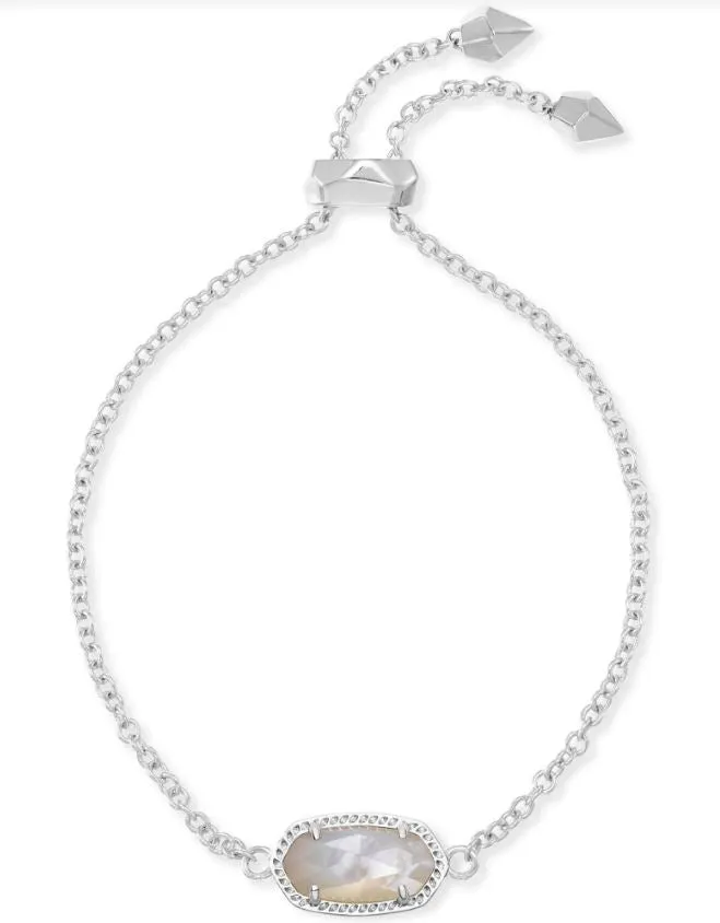 ELAINA SILVER IVORY BRACELET