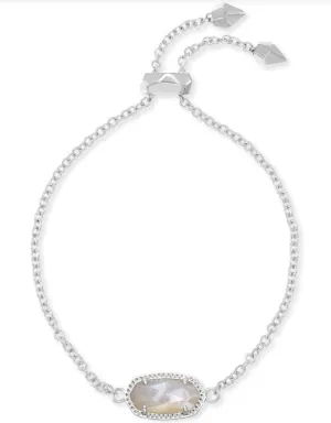 ELAINA SILVER IVORY BRACELET