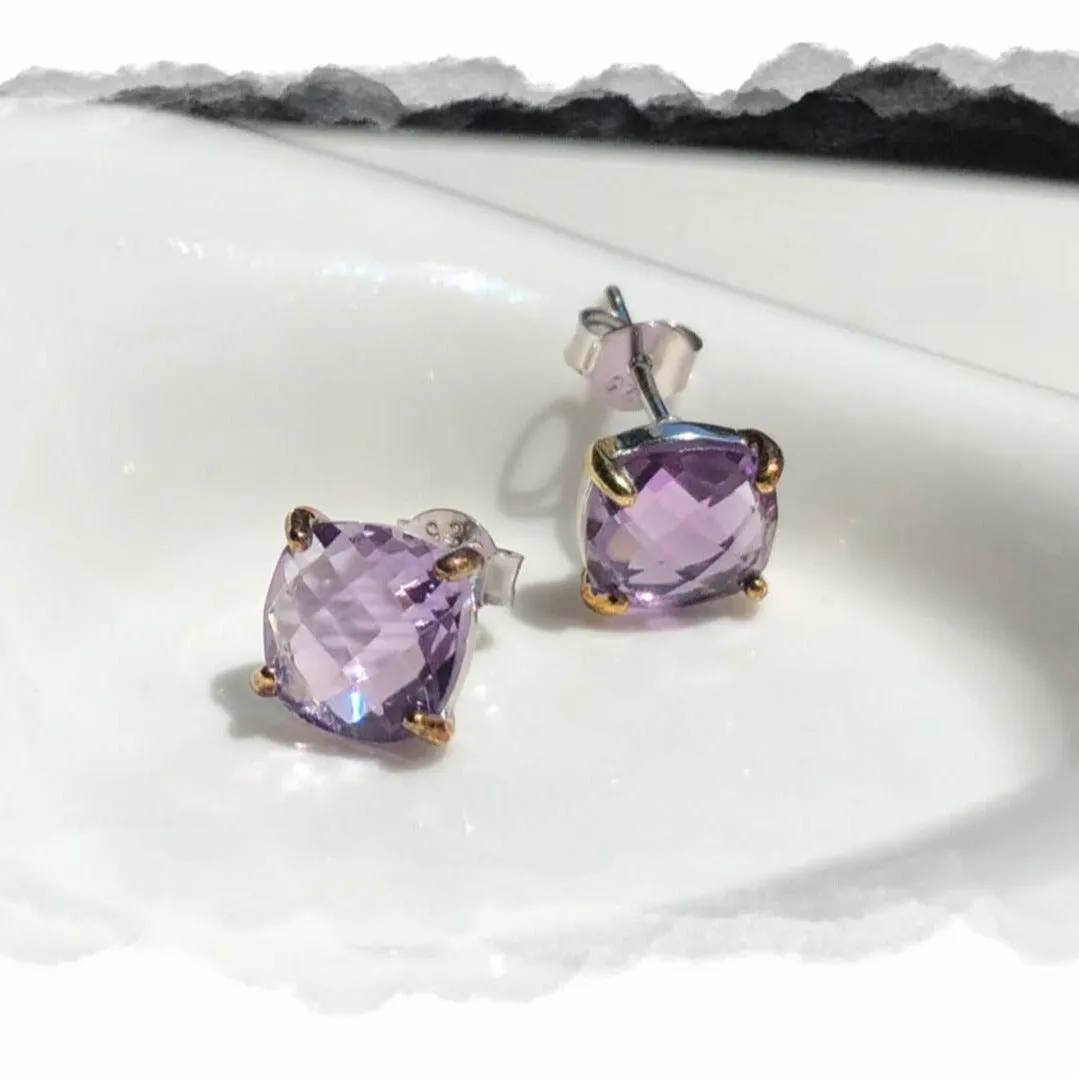 Elegant Amethyst Earrings