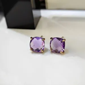Elegant Amethyst Earrings