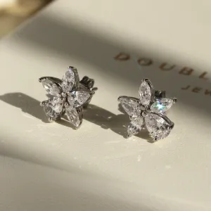 Elegant Bridal Cherry Blossom Earrings