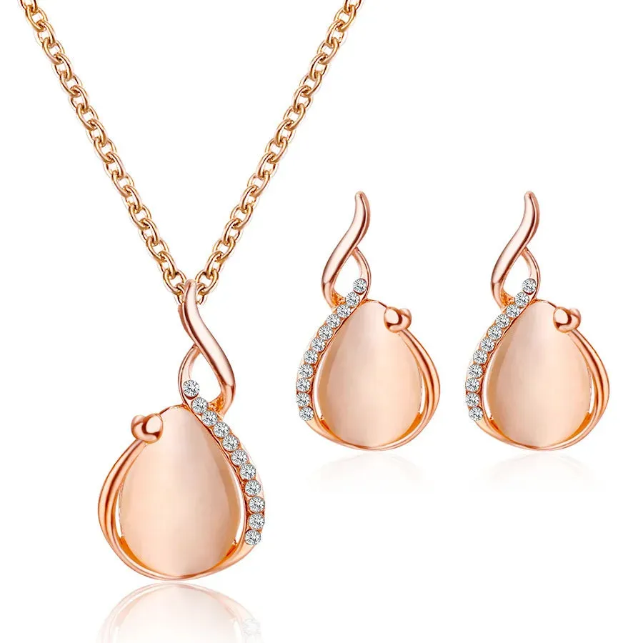 Elegant Waterdrop Jewelry Set