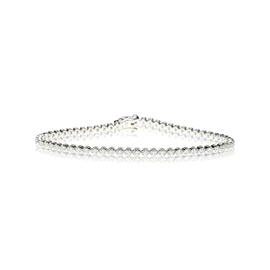 Embrace Tennis Bracelet with 1.8mm Diamonds