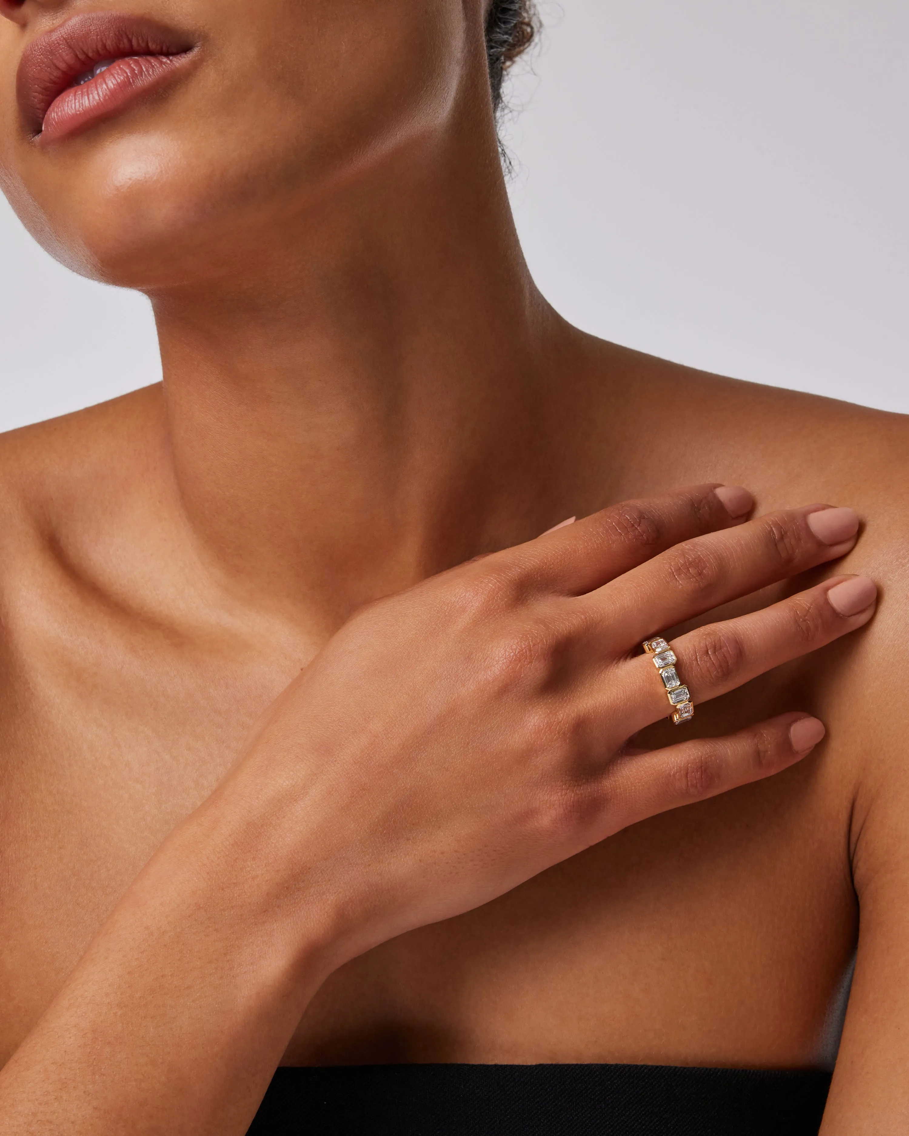 Emerald Deco Ring