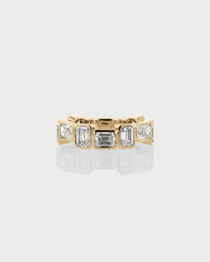 Emerald Deco Ring