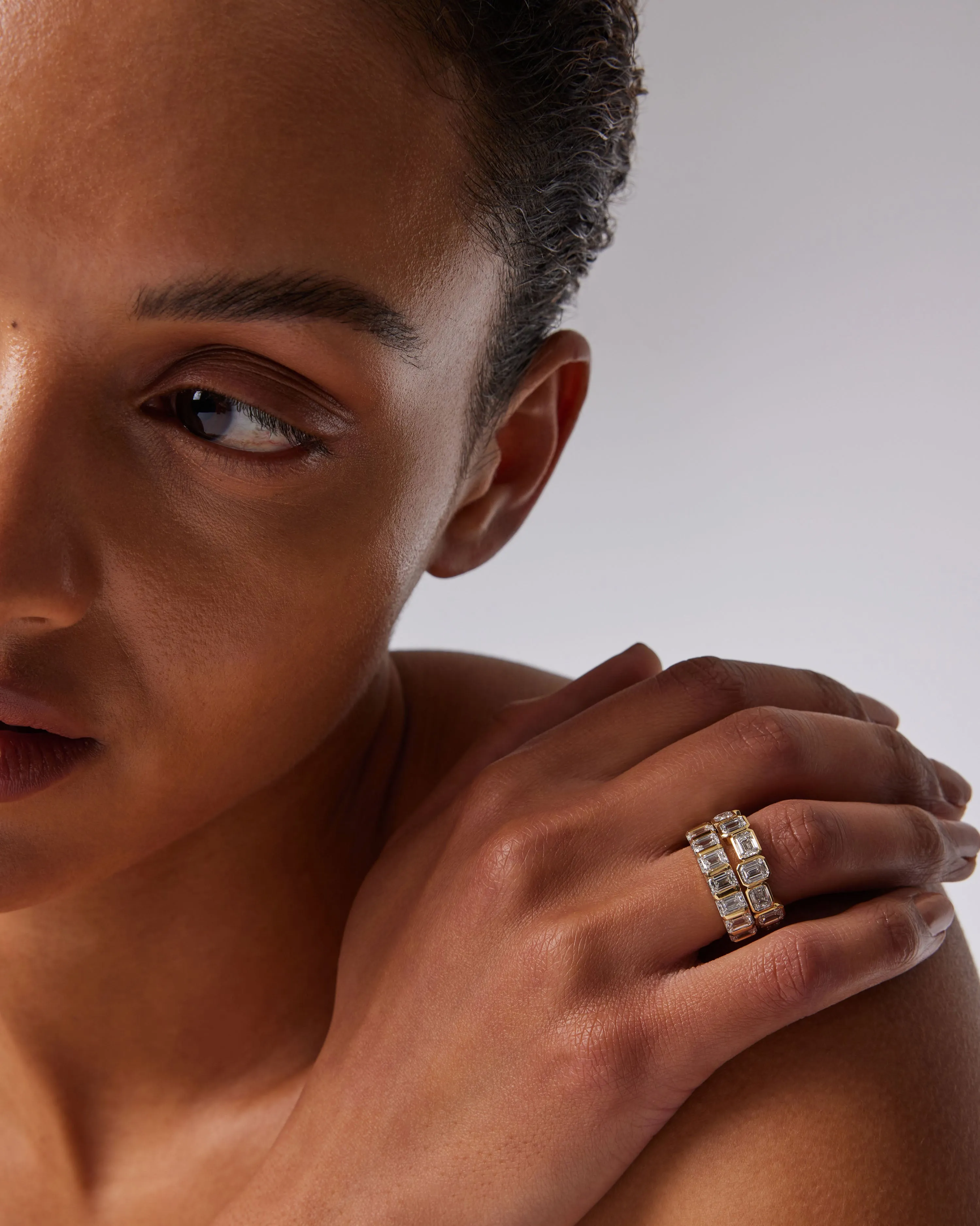 Emerald Deco Ring