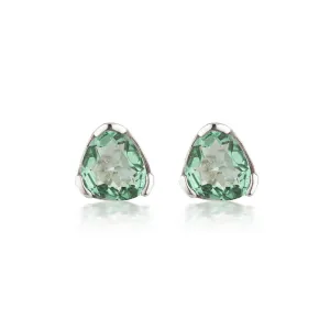 EVERYDAY GEMSTONE STUDS - GREEN AMETHYST