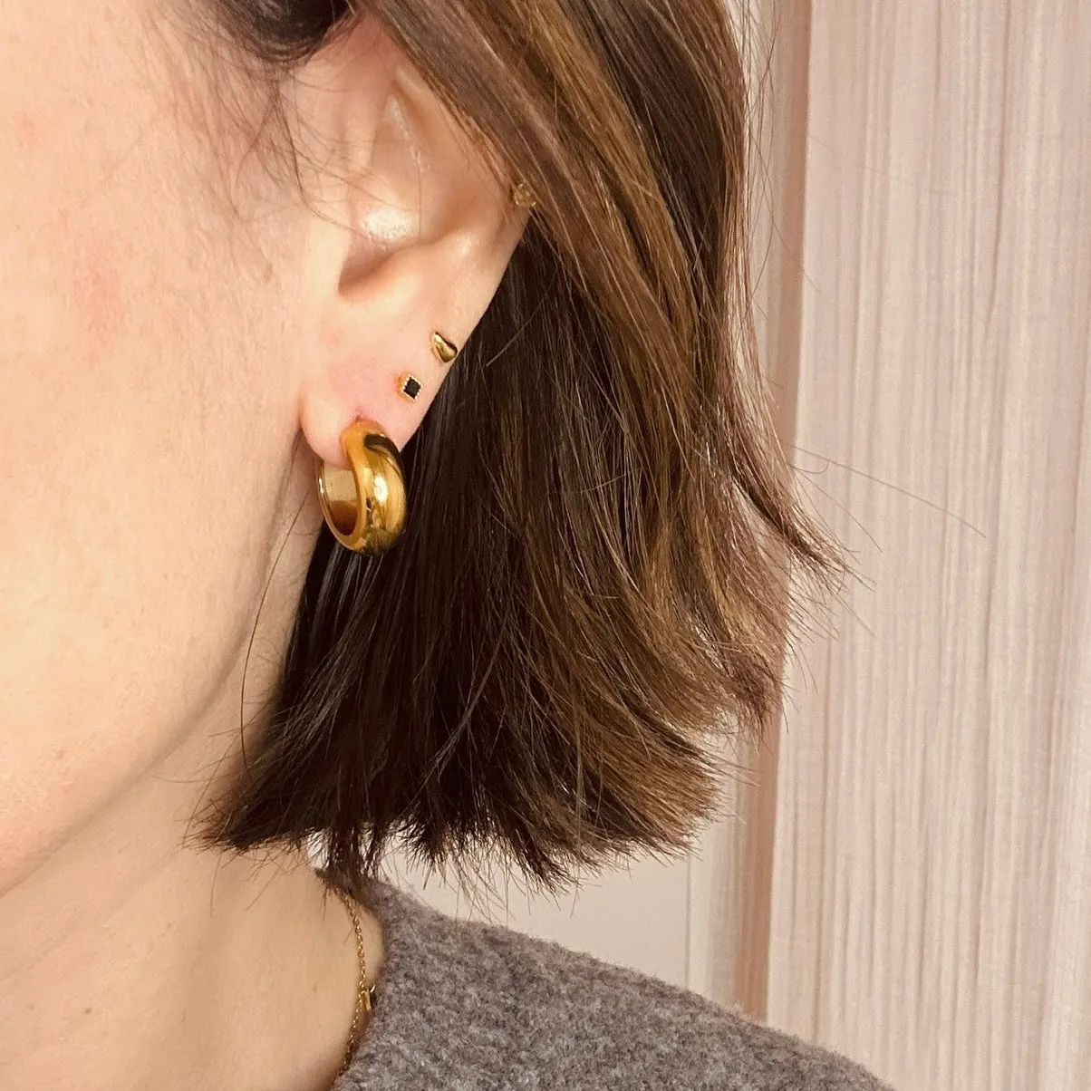 Everyday Grace Hoop Earrings